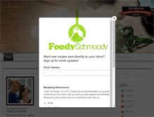 Tablet Screenshot of foodyschmoodyblog.com
